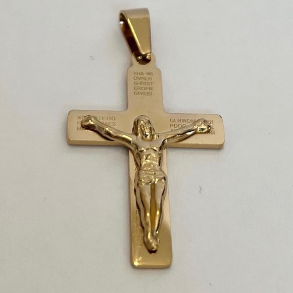 14k gold filled cross pendant - Picture 3 of 5